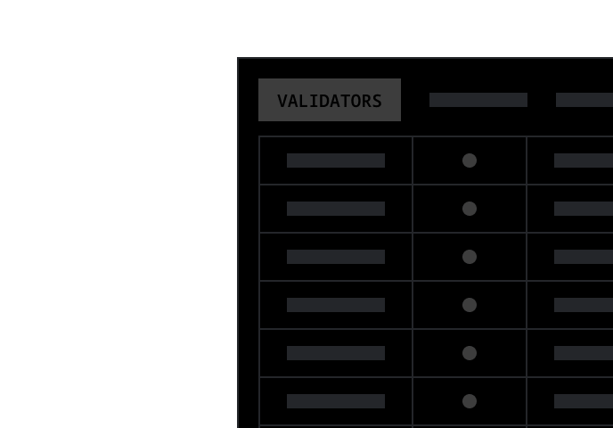 Staking dashboard