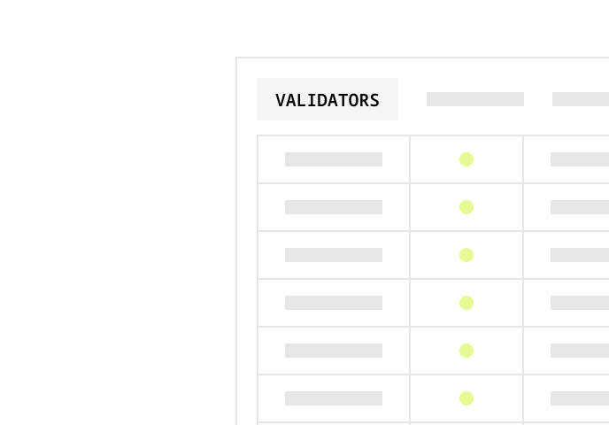 Staking dashboard