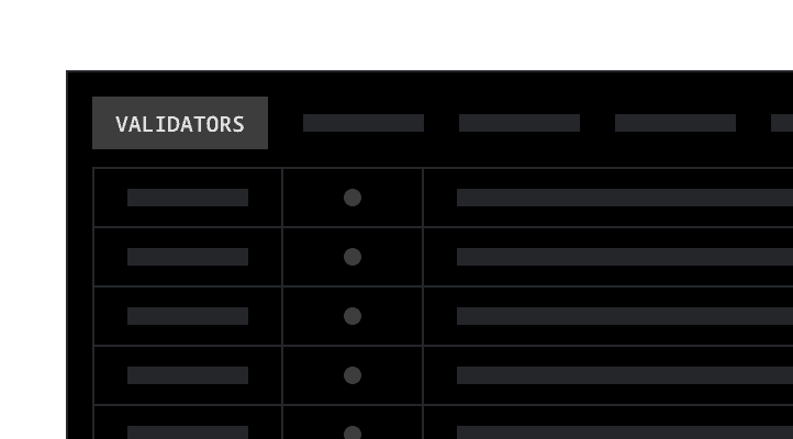 Staking dashboard