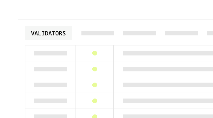 Staking dashboard