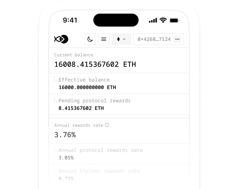 Ethereum Staking Dashboard