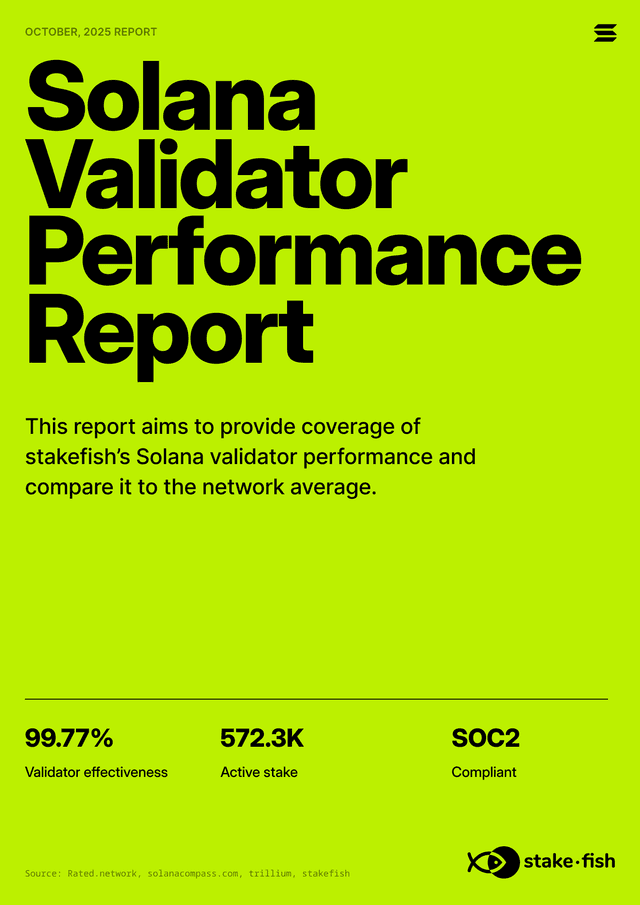 Solana Validator Performance review