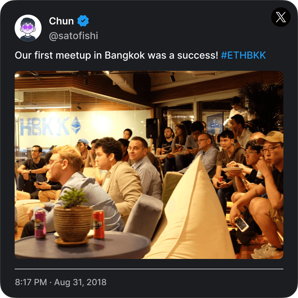Twitter post from Chun watching Bitcoin price. Did you know f2pool mined over 1 million bitcoins?